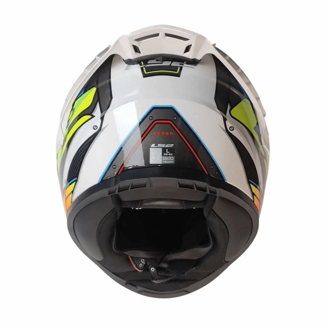 CASCO LS2 FF816 COSMOS XDRON WHITE ORANGE5