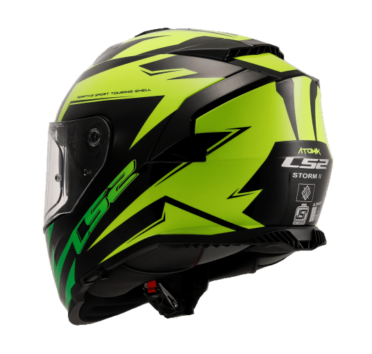 CASCO LS2 FF800 STORM II ATOMIK SHADOW YELLOW5