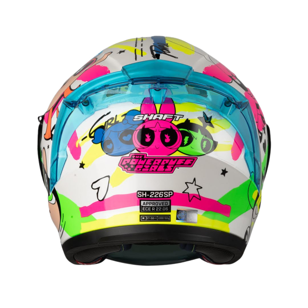 CASCO SHAFT 226SP POWERPUFF WHITE Full Ruedas Chile