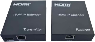 150MT EXTENSOR DE VIDEO A HDMI POR UTP RED 1080P 2MP (150MT CON UTP CAT6 COBRE)