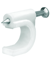 Grapa grampa 5mm Con Clavo Para Cable 100pcs