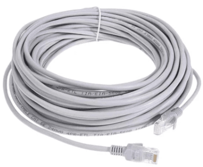 CABLE RED CAT5E 30MT COBRE COLOR GRIS