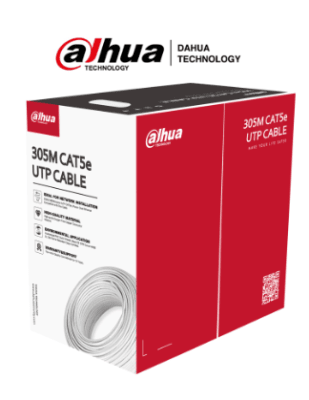 Cable UTP CAT5E 305MT INTERIOR 100%Cobre Dahua