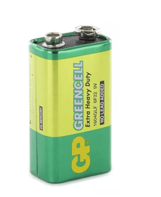 OFERTA-BATERIA PILA 9V 1604GLF GP CARBONIDAD MARCA GRRENCELL