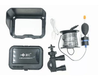 KIT Camara Pescar Pantalla monitor  Pescar 4.3 plugads 195 grados 30mt