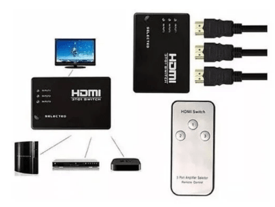 SPLITTER  HDMI 3 IN 1 OUT 4K