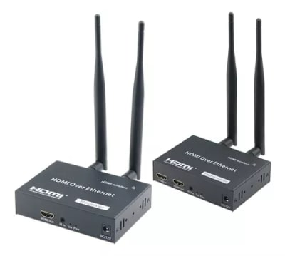 200MT WIFI  EXTENSOR HDMI  1080P 2.4Ghz 5Ghz(Trans*2+Antenas*4+IR*2)