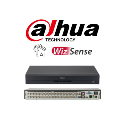DH-XVR5232AN-I3 V2 XVR 32CH 2HDD WizSense Max 5MP,IA,Max 48CH IP,HDCVI/AHD/TVI/CVBS,Max 16TB