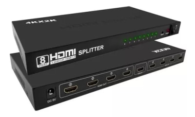 SPLITTER HDMI 1 A 8 , 4K ULHD , 8 SALIDA METAL