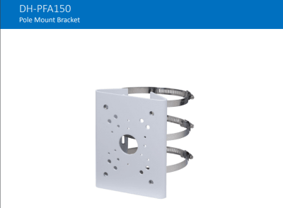 DH-PFA150 SOPORTE Montaje en Poste 130.4mmx170mmx45mm Max 10KG1