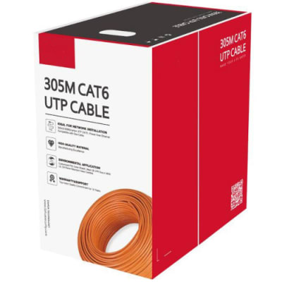 DH-PFM922I-6UN-C 305MT Cable UTP CAT6 CCA INTERIOR 30% Cobre Color Naranja  Dahua