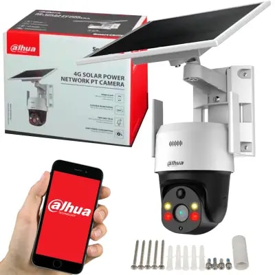 DH-SD2A400HB-GN-AGQ-PV-0400-SP-LA CAMARA SOLAR PT 4MP 4G 4MM AUDIO BIDIRECCIONAL IR30/L30 512G