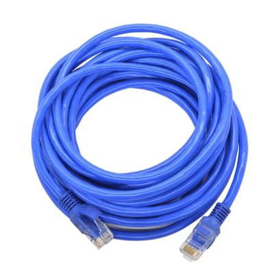 CABLE RED CAT6 10MT COBRE COLOR AZUL