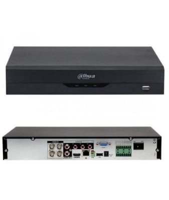 DH-XVR5104HE-I3  XVR 4CH 1HDD WizSense SMD Max 5MP Lite,IA,Alarma, IP,HDCVI/AHD/TVI/CVBS