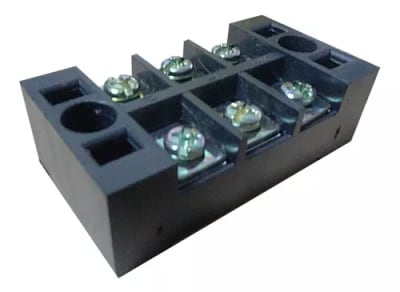 Bloque terminal de 3 polos TB-2503 25A Para  Barrera De Cable Electrico