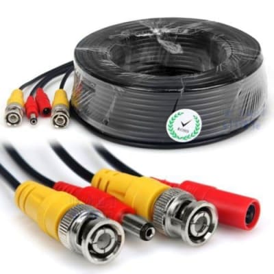 15MT-0 CABLE COAXIAL  Poder y Senal BNC,Interior y Exterior