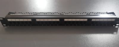 PATCH PANEL 24 PUERTOS 1U CAT6 TD-P7024-C6 Largo 48.1*Alto 4.5*Espero 6.5