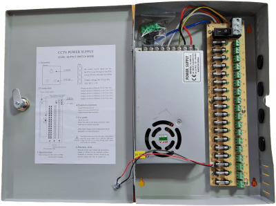 FUENTE DE PODER GABINETE 12V 20A 18CH 240W1