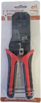 ALICATE CRIMPEADORA PARA CONECTOR RJ45 Y RJ11 CABLE UTP RED-ROJA1