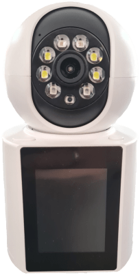 CAMARA MINI PT WIFI 1080P 360° CON MONITOR 3.5 INCHES MIC APP:V360PRO