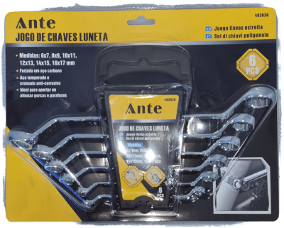 KIT LLAVES CHAVES LUNETA 6PCS 403836,MARCA: ANTE1
