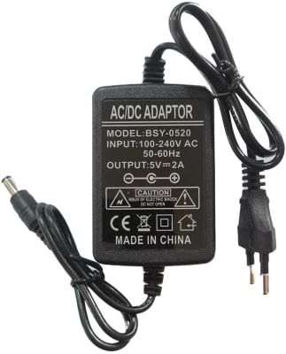 5V 2A TRANSFORMADOR PUNTO MACHO Y GRUESO PLASTICA FUENTE PODER1