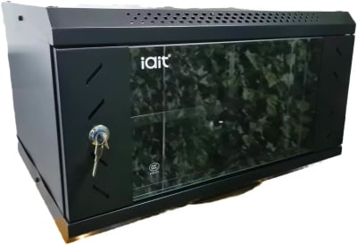 GABINETE RACK 6U FIJO A PARED CON BANDEJA METAL ACCESORIO OFERTA