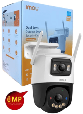 IPC-S7XEN-6M0WED-0360B CAMARA IP IMOU PT 3MP+3MP 3.6mm Full Color 30MT  SENSE Cruiser POLICE Dual MAX512