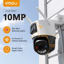 IPC-S7XEN-10M0WED-0360B CAMARA IP IMOU PT 5MP+5MP 3.6mm FullColor 30MT IMOU SENS Cruiser Dual MAX5121