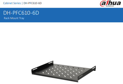 DH-PFC610-4D BANDEJA RACK DAHUA PARA RACKS DE 6 A 12U ,  ESTANDAR 19 PULGADA 472x350x48mm MAX 40KG.