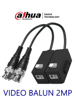 Balun Pasivo 2MP Dahua DH-PFM800-E HDCVI/TVI/AHD/CVBS por cable UTP CAT5E/6 (Con Botón)