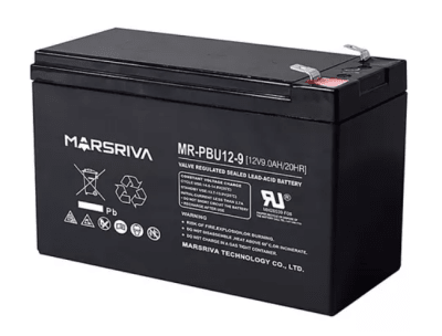 9Ah/12V BATERIA de ácido sólido 15*6.7*9.6cm MR-PBU12-9 MARSRIVA