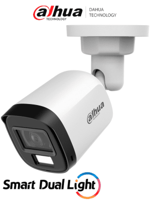 DH-HAC-B1A21N-U-IL-A CAMARA BALA 2MP 2.8MM DUAL COLOR IR30MT HDCVI IP67 PLASTICA ANALOGA DAHUA