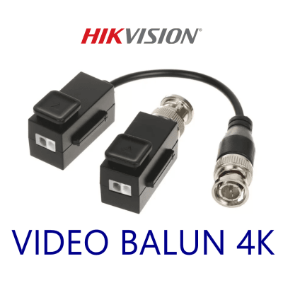DS-1H18S/E(C) BALUN VIDEO PRESION 4K HDCVI/TVI/AHD/CVBS por cable UTP CAT5E/6 (Con Botón) HIKVISION  OFERTA