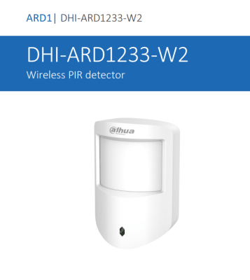 DHI-ARD1233-W2 Detector PIR inalámbrico Inmunidad a las Mascotas