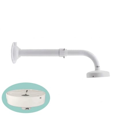 100-200CM Tipo L Soporte Montaje Para Tipo Domo Bala 4KG Con Base Y Bandeja Metal IAI-SPL100200