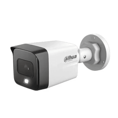 DH-IPC-HFW1439TC1P-LED CAMARA BALA IP POE 4MP 2.8MM 30MT H.265 FULL COLOR PLASTICA IP67 12V  DAHUA