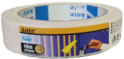 CINTA PARA ENMASCARAR PAPEL 40MT 24MM COLOR BLANCA 5605787003500 MARCA ANTE