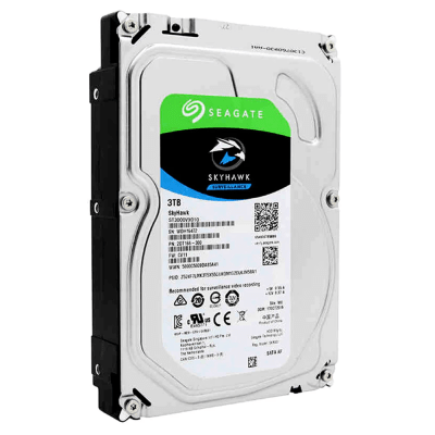 3TB SEAGATE SKYHAWK DISCO DURO PARA VIDEO VIGILANTE D/S 5400RPM 64MB PARA NVRS/DVRS/XVRS ST3000VX008