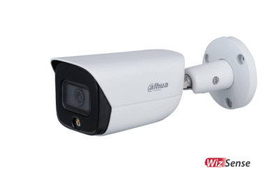 DH-IPC-HFW3449EN-AS-LED-0280B-1 CAMARA BALA IP POE 4MP 2.8MM MIC LUZ CALIDA LED30MT WizSense Metal