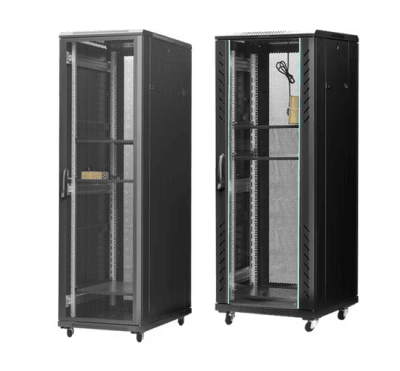 36U GABINETE RACK ACCESORIO,METAL,NEGRO,2*VENTILADO, 600X600X1800MM
