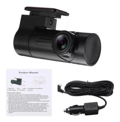 G10 CAMARA DVR 2MP(1080P) OCULTA SEGURIDAD AUTO WIFI APP CELULAR