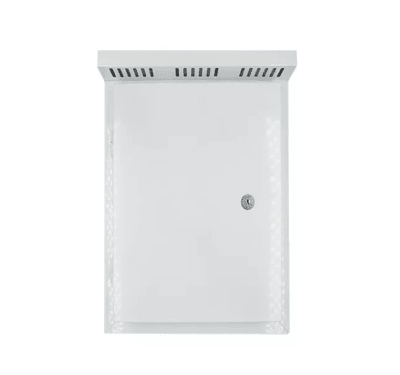 GABINETE MURAL EXTERIOR 40*50*18CM Metal Con llave BLANCO IAI TECH