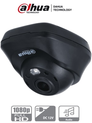 DH-HAC-HDW3200LN-0210B CAMARA MINI DOMO MÓVIL 2MP 2.1MM IR3MT CONECTOR M12 IP67 MIC