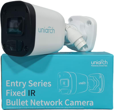 IPC-B132-AF28-ECO CAMARA BALA IP POE 2MP 2.8MM IR30MT MIC ONVIF IP67 H.265+ PLAS+METAL UNIARCH1