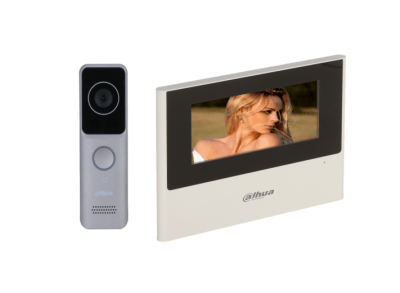 Kit Video Portero Wifi /Cableado POE KIT-DHI-VTO2311R+VTH2611L Timbre Exterior + Monitor Interior 4.3 Pulgada Dahua