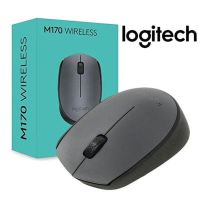 M170-GRIS MOUSE INALAMBRICO 2.4Ghz,1000DPI,Batería de Larga Duración,MAX 10MT,MARCA: Logitech