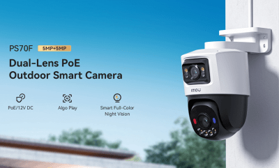IPC-PS70FN-10M0 CAMARA PT IP POE DOBLE LENTES 5+5MP 3.6MM MIC BIDIRECIO FULLCOLOR AI 512GB PLAS IMOU
