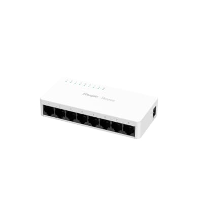 RG-ES08G-L Switch de 8 puertos, 10/100/1000 Mbps, no administrado, sin PoE 5V RUIJIE