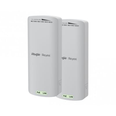 RG-EST100-E ANTENAS PAR INALAMBRICO POE 500MTS Doble flujo 2,4 GHz RUIJIE-Reyee